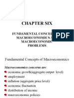 Chapter Six: Fundamental Concepts of Macroeconomics and Macroeconomic Problems