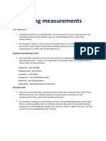 Physics CH 1 - Making Measurements-Notes