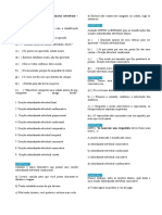 Exercícios Sobre Orações Subordinadas Adverbiais