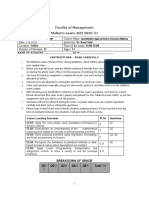 Midterm Exam QBA-341 Lec.101 Form7