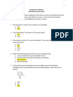 Assignments PHM2612 Skills Self-Assessment Quiz