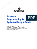 Manual de Programacion Advance Zmax Leviton