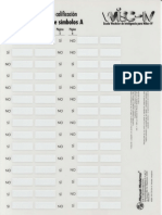 WISC-IV. Plantilla Calificacion Búsqueda de Simbolos A y B (Versión Estandarizada)