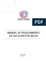 Manual de Procedimiento en Las Claves en Salud 16 Marzo