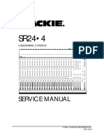 Service Manual: 4 Bus Mixing Console