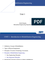 Unit 1: Rehabilitation Engineering