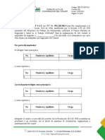 Formato Acta de Conformacion Copasst