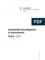 Sustainable Development in Government: Wales 2009