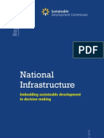 National Infrastructure: Embedding Sustainable Development in Decision Making