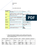 Ejercicio de Categorías Gramaticales