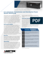 Digital Fault Recorder: For Generation, Transmission and Distribution Power System Monitoring