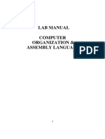 Lab Manual Computer Organization & Assembly Language