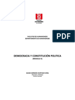 Cuadernillo Democracia y Constitución Política. Módulo 2