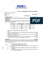 Attempt All The Questions, Show Calulations and Draw Graphs Where Applicable