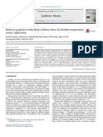 Reduced Graphene Oxide Filled Cellulose Films For Flexible Temperature Sensor