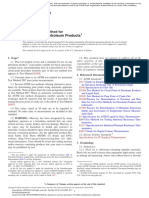 Pour Point of Petroleum Products: Standard Test Method For