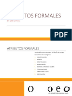 Atributos Formales de La Letra