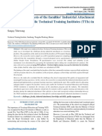 A Situational Analysis of The Faculties' Industrial Attachment Programme at Public Technical Training Institutes (TTIs) in Bhutan