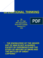 DR Vego Operational Thinking