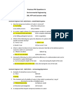 AE Civil - Environmental Engineering - With Answer Key