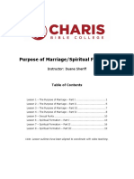  Purpose of Marriage Spiritual Formation Outline 