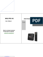 MXQ Pro 4K: Instruction Manual