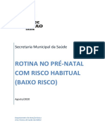 Protocolo - Saude - Da - Mulher - Protocolo - de - Pre - Natal - de - Risco - Habitual - Baixo - Risco - Quadro - Resumo