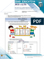 English Activity. Week 11.