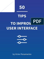 To Improve User Interface Tips: by Victor Ponamariov