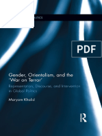 (Postcolonial Politics) Maryam Khalid - Gender, Orientalism, and The War On Terror' - Representation, Discourse, and Intervention in Global Politics-Routledge (2017)