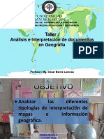 Taller Interpretación de Mapas y Doc Geográfico - Uss