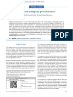 Occlusion in Implant Prosthodontics: Radhika B Parekh, Omkar Shetty, Rubina Tabassum