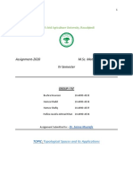 Assignment-2020 M.Sc. Mathematics (Eve) IV-Semester: PMAS Arid Agriculture University, Rawalpindi