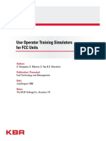 Use Operator Training Simulators For FCC Units