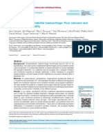 Intracerebeller Hemorrhage