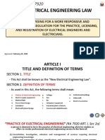 New Electrical Engineering Law: Republic Act No. 7920