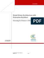 Model Driven Architecture With Enterprise Architect: Measuring EA Features To MDA Concepts