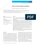 2019 Biosurfactant Production of Piper Hispidum Endophytic Fungi