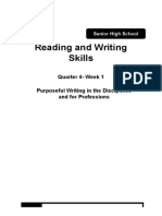 Q4 Reading Writing Week 1