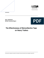 The Effectiveness of Retroreflective Tape On Heavy Trailers: DOT HS 809 222 March 2001 NHTSA Technical Report