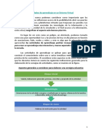 Actividades de Aprendizaje en Un Entorno Virtual