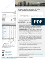 Chandra Asri Petrochemical (TPIA IJ) : Close To The Top of A Recovery Cycle