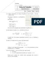 Ficha de Trabalho 12 - Assimptotas