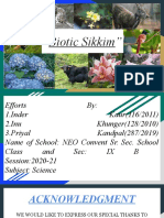 Science Powerpoint Presentation On Sikkim