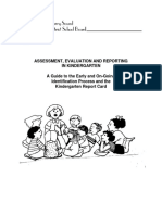 Kindergarten Assessment