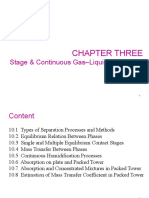 Stage & Continuous Gas-Liquid Separation Processes: Chapter Three