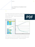 35 Staircase Analysis and Design Excel Sheet