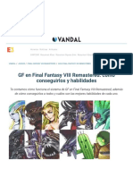 GF en Final Fantasy VIII Remastered - Cómo Conseguirlos y Habilidades