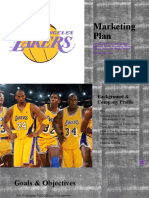 LA Lakers Marketing Plan