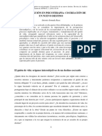 La Cura Del Guion en Psicoterapia Cocreacion de Un Nuevo Destino